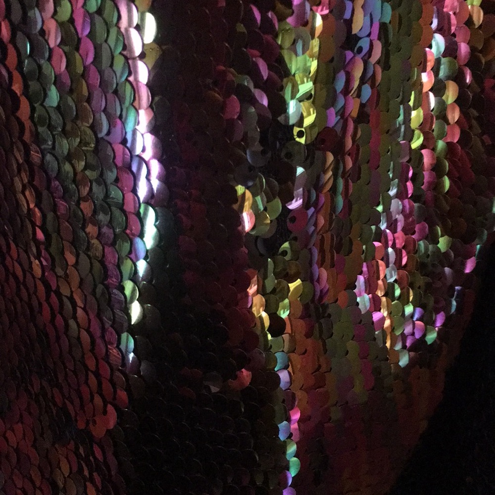 Rainbow sequined Dress The Population dress - Picture 3 of 3